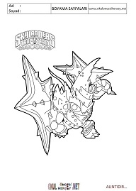 Skylanders boyama sayfaları